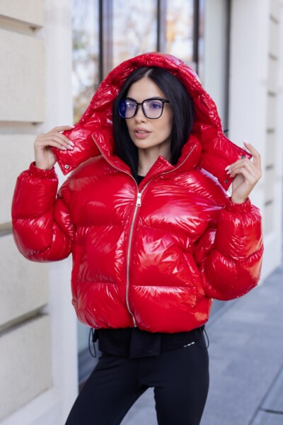 Зимняя куртка Mila Nova К-395 красный