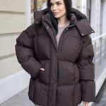 Зимняя куртка Mila Nova К-402 шоколад