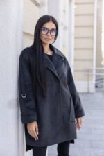 Демисезонное пальто Mila Nova ПВ-364 графит — изображение 4