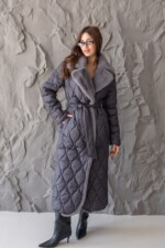 Зимнее пальто Mila Nova ПВ-385 графит