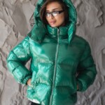 Зимняя куртка Mila Nova К-395  зеленый