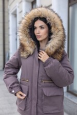 Зимняя куртка-парка Mila Nova К-401 фреза