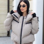 Зимняя куртка Mila Nova К-405 капучино