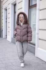 Зимняя куртка Mila Nova К-394 капучино — изображение 2