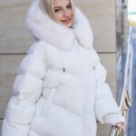 Зимняя куртка Mila Nova К-394 белый