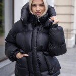 Зимняя куртка-пуфер Mila Nova К-396 черный