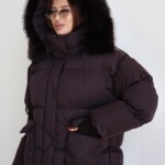 Зимняя куртка Mila Nova К-397 шоколад