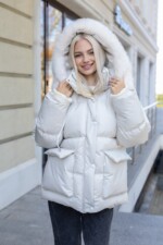 Зимняя куртка Mila Nova К-397 белый