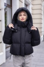 Зимняя куртка-пуфер Mila Nova К-399 черный