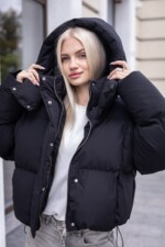 Зимняя куртка-пуфер Mila Nova К-399 черный — изображение 5