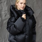 Зимняя куртка-пуфер Mila Nova К-400ех черный