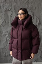 Зимняя куртка Mila Nova К-404 бордо