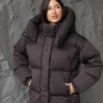 Зимняя куртка Mila Nova К-404 шоколад