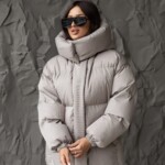 Зимняя куртка Mila Nova К-404 капучино