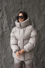 Зимняя куртка Mila Nova К-404 капучино