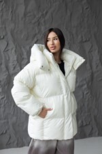Зимняя куртка Mila Nova К-404 белый — изображение 6