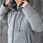 Зимняя куртка Mila Nova К-339 серый