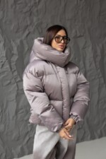 Зимняя куртка-пуфер Mila Nova К-400ех фреза — изображение 5