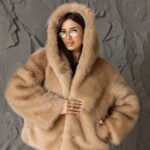 Зимняя шуба Mila Nova ПВ-407 кемел