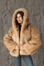 Зимняя шуба Mila Nova ПВ-407 кемел — изображение 2